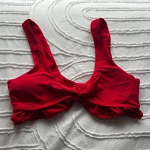 SHEIN Red Bikini Top